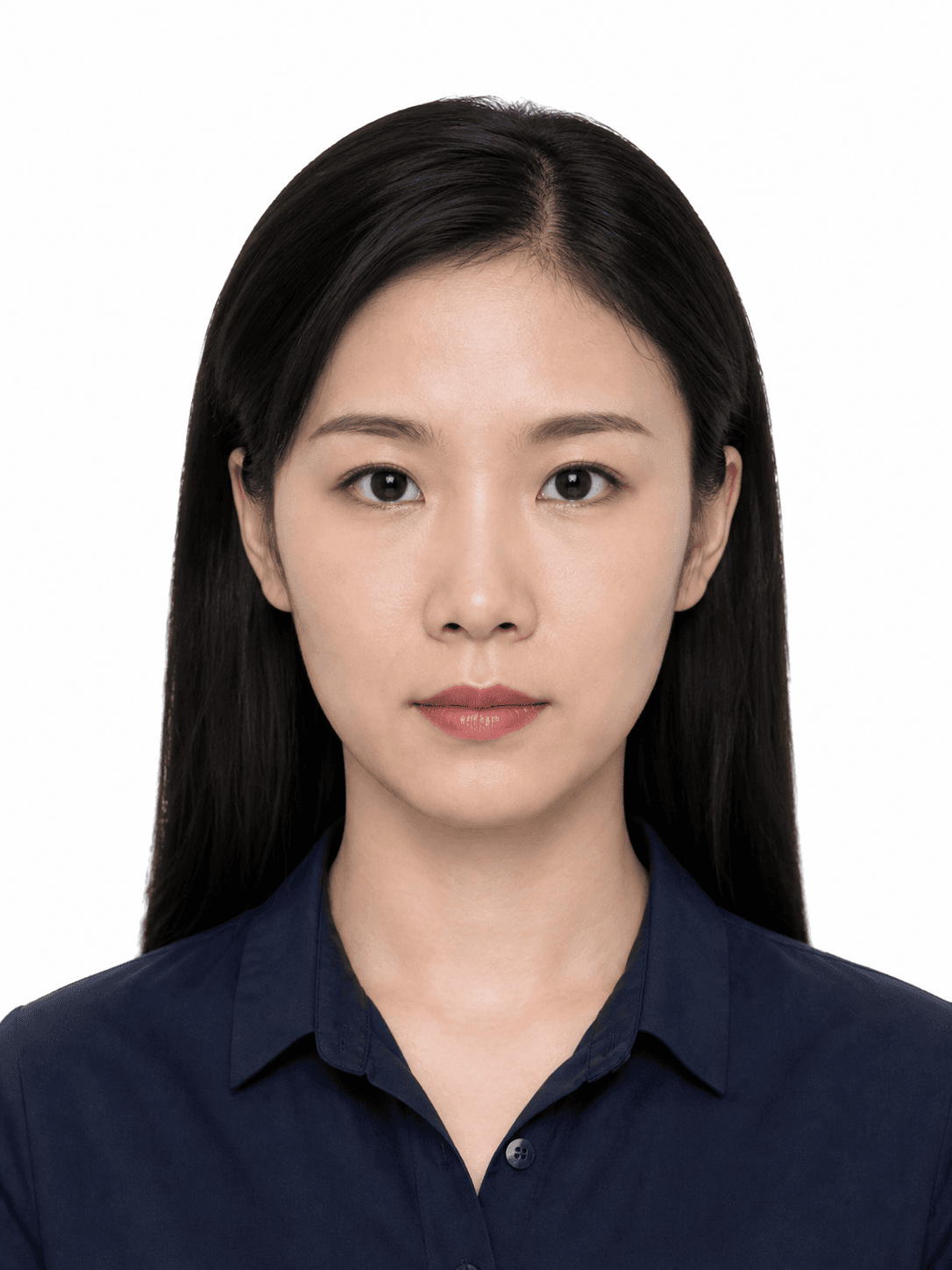 Square White Background Portrait